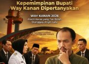 PAD Anjlok – Inovasi Nihil, Bupati Way Kanan Didesak Lakukan Trobosan