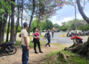 Patroli Wisata Lebaran, Pospam Islamic Center Polres Tulang Bawang Barat Pastikan Keamanan Pengunjung