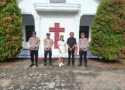 Polres Tulang Bawang Barat Terjunkan 97 Personel Amankan Ibadah Rangkaian Paskah Umat Kristiani di Sejumlah Gereja