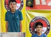 Kedapatan Miliki Sabu, Dua Supir Ditangkap Satres Narkoba Mesuji.