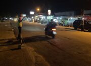 Sat Lantas Polres Tulang Bawang Barat Laksanakan Patroli Blue Light Untuk Ciptakan Rasa Aman di Malam Hari