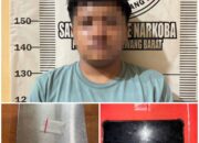 Satresnarkoba Polres Tulang Bawang Barat Amankan Pria Asal Lampung Selatan Kedapatan Memiliki Sabu