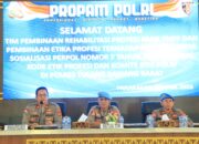 Bid Propam Polda Lampung Lakukan Pembinaan Etika Profesi dan Pemulihan Profesi Polri di Polres Tulang Bawang Barat