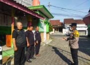 Bhabinkamtibmas di Kemiling Gencar Sambang, Imbau Security Tingkatkan Kewaspadaan