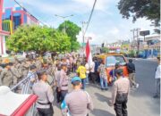 90 Polisi Dikerahkan Kawal Aksi Unjuk Rasa di Kantor Pemerintah Kota Bandar Lampung