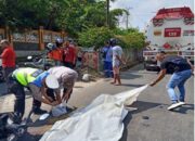 Akibat Terserempet Pemuda Tewas Terlindas Truk Tangki di Rajabasa