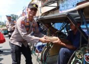 Peringati May Day, Polres Lampung Utara Gelar Jumat Berbagi Kepada Masyarkat