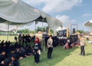 Polres Tulang Bawang Barat Laksanakan Pengamanan Kegiatan Pengesahan Warga PSHT di Lapangan Tiyuh Marga Kencana