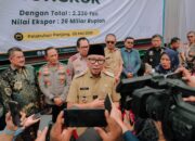 Bukti Lampung sebagai Lumbung Singkong Nasional, Gubernur Rahmat Mirzani Djausal Lepas Ekspor Perdana 3.300 ton Tepung Tapioka ke Tiongkok dengan Nilai Mencapai Rp26 Miliar