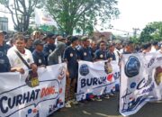 Forum Buruh Bongkar Muat Pelabuhan Panjang “Curhat Dong” di Depan Kantor Gubernur Lampung, Tuntut Kesejahteraan Pekerja