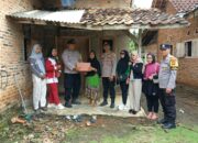 Polsek Sungkai Selatan Salurkan Bantuan Sembako untuk Warga Kurang Mampu di Desa Karang Rejo