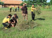 Polres Tulang Bawang Barat Gelar Gerakan Indonesia ASRI, Bersihkan Lingkungan Ciptakan Lingkungan Kerja Bersih dan Nyaman