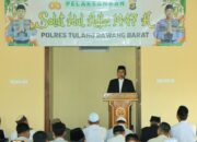 Polres Tulang Bawang Barat Gelar Sholat Idul Adha Bersama Warga di Masjid Mapolres
