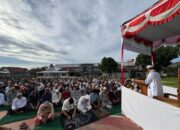 Ratusan Warga Binaan Lapas Narkotika Bandar Lampung Laksanakan Sholat Hari Raya Idul Adha dan Sembelih 10 Hewan Kurban