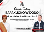 Bersiap Sambut Jokowi, PSI Lampung: Masyarakat Sangat Merindukan Beliau
