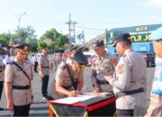 Rotasi Besar di Polresta Bandar Polresta, Kabag Ops Hingga 7 Kapolsek Berganti