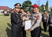 Di Hari Lahir Pancasila, 16 Personel Polres Lampung Utara Terima Penghargaan dari Kapolres