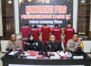 Sepekan Gelar KRYD, Jajaran Polres Lampung Utara Ringkus 5 Pelaku Kejahatan