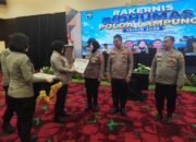 Si Humas Polres Lampung Utara Raih Penghargaan Terbaik I Viralisasi Non Official pada Rakernis Bid Humas Polda Lampung