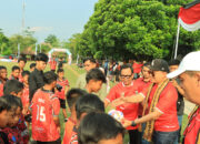 Kapolres Tulang Bawang Barat Hadiri kegiatan Opening ceremony Tubaba Football League U-17 di Tiyuh Kibang Budi Jaya