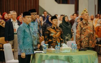 Gubernur Rahmat Mirzani Djausal Dampingi Wamendikdasmen Fajar Riza Ul Haq Ramah Tamah Bersama Persyarikatan Muhammadiyah di Mahan Agung
