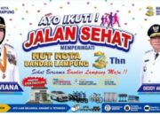 Jalan Sehat Agenda Utama HUT ke-344 Kota Bandar Lampung