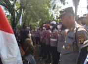 Polres Lampung Utara Beri Pelayanan Aksi Damai DPC TRINUSA di Lapas Kotabumi