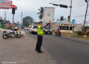 Rutinitas Gatur Lalin Rawan Pagi, Satlantas Polres Lampung Utara Wujudkan Pelayanan Prima kepada Masyarakat