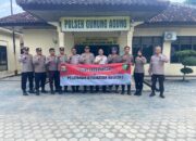 Si Dokkes Polres Tulang Bawang Barat Gelar Patroli Pelayanan Kesehatan Keliling Rutin Personil Polsek Gunung Agung
