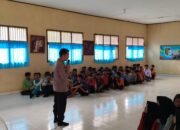 Polsek Gunung Agung Dalam Rangka Masa Pengenalan Lingkungan Sekolah Isi Materi Ketangkasan Baris Berbaris