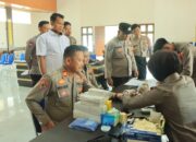 Sidokkes Polres Tulang Bawang Barat Rutin Cek Kesehatan Personel Secara Berkala Non Penunjang Tahun 2026