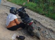 Rawan Kecelakaan! Jalan Lingkar Ranji Tanjakan Sinden Jadi Titik Hitam Pengendara Roda Dua