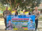Polsek Lambu Kibang Gelar Gerakan Pangan Murah di Tiyuh Lesung Bhakti Jaya Kecamatan Lambu Kibang