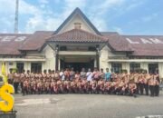 Polres Lampung Utara Lepas Kontingen Saka Bhayangkara Ikuti Lokabara V Tingkat Polda Lampung