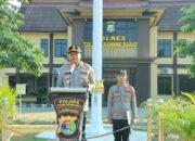 Pimpin Apel Perdana Jam Pimpinan, Kapolres Tulang Bawang Barat Beri Arahan dan Penekanan Pada Personil