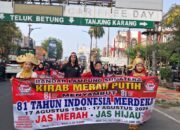 FMPN Lampung dan PNIB Gelar Kirab Merah Putih 300 Meter, Serukan Persatuan dan Jaga NKRI