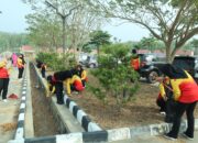 Polres Tulang Bawang Barat Laksanakan Kegiatan korvei Bersihkan di Lingkungan Mako, Wujudkan Lingkungan Kerja Bersih dan Nyaman