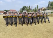 Asah Kemampuan Personel, Polres Lampung Utara Gelar Latihan Dalmas