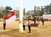 Polres Lampung Utara Gelar Upacara HUT ke-81 Kemerdekaan RI