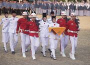 Upacara Penurunan Bendera HUT ke-81 Kemerdekaan RI di Provinsi Lampung Berlangsung Khidmat