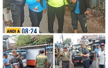 Tak Kenal Lelah dan Hari Libur, Kepala UPT DLH PS TKP Hendro Rudyanto, S.H. Pimpin Langsung Aksi Bersih-Bersih