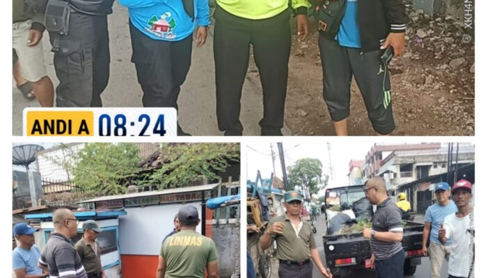 Tak Kenal Lelah dan Hari Libur, Kepala UPT DLH PS TKP Hendro Rudyanto, S.H. Pimpin Langsung Aksi Bersih-Bersih