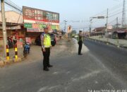 Polres Lampung Utara Tingkatkan Pengamanan Pagi, Personel Bantu Kelancaran Lalu Lintas dan Anak Sekolah