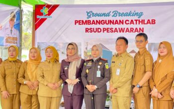 Peletakan Batu Pertama Pembangunan Gedung Cathlab RSUD Pesawaran Perkuat Akses Layanan Jantung