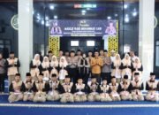 Polres Lampung Utara Peringati Maulid Nabi Muhammad SAW 1448 H, Kapolres Santuni Anak Yatim