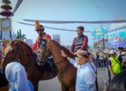 Puncak Festival Krakatau XXXV 2026, Gubernur Mirza Flag Off Lampung Tapis Karnaval