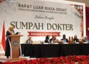 Pemprov Lampung Perkuat SDM Kesehatan, Dorong Dokter Baru Unila Ambil Peran dalam Pembangunan Daerah