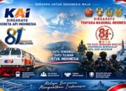 Half Marathon HUT KAI dan TNI Digelar di Tugu Adipura, Ajak Warga Lampung Satukan Langkah