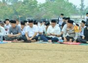 Kapolres Tulang Bawang Barat bersama Forkopimda Laksanakan Sholat Istisqa, Ikhtiar Bersama Hadapi Kemarau Panjang
