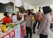 Kapolres Lampung Utara Tinjau Pasar Murah, Dukung Upaya Pengendalian Inflasi Daerah